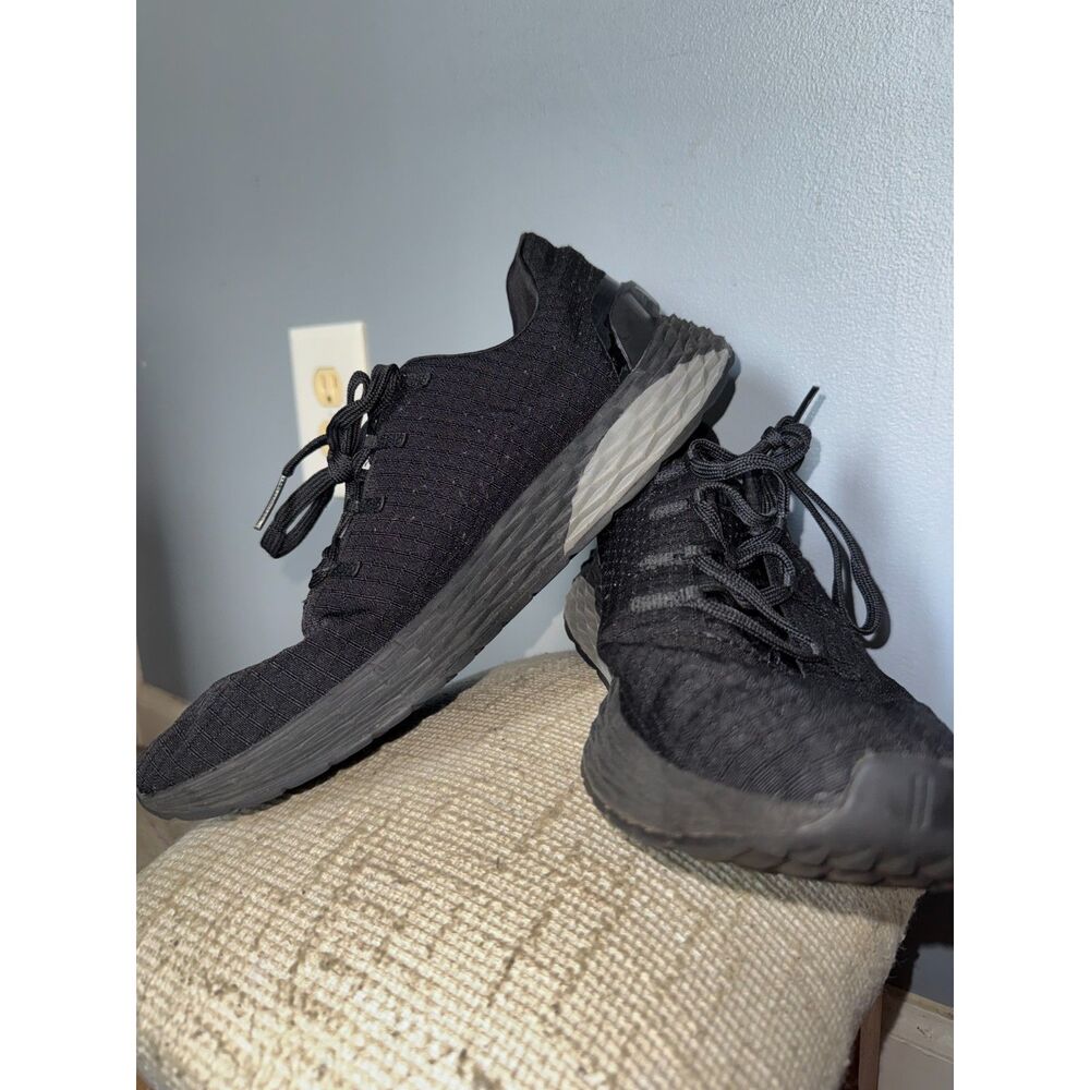 NoBull Ripstop Grey & Black Running Shoes | Size Men's 10/Women's 11.5